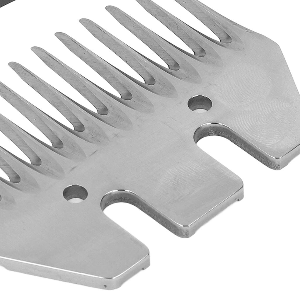 Goat Clipper Scissor Blade Non Hurt Denser Gap Sheep Shears Blade Straight 13 Tooth High Hardness for Thick  Animals