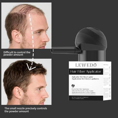 Nozzle Spray Applicator Pump Tool Portable Easy Usage Hair Building Fiber Powders Hair Fiber Spray Applicator For Hair Loss Fiber Sprinkler Nozzle
