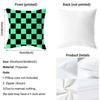 Hot Checkerboard Cushion Cover Soft Washable Pillow Case Multi-Scene For Couch Bed Travel Office Use