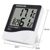 HTC-1 Large Display Indoor Thermometer Hygrometer Temp Humidity Meter Clock