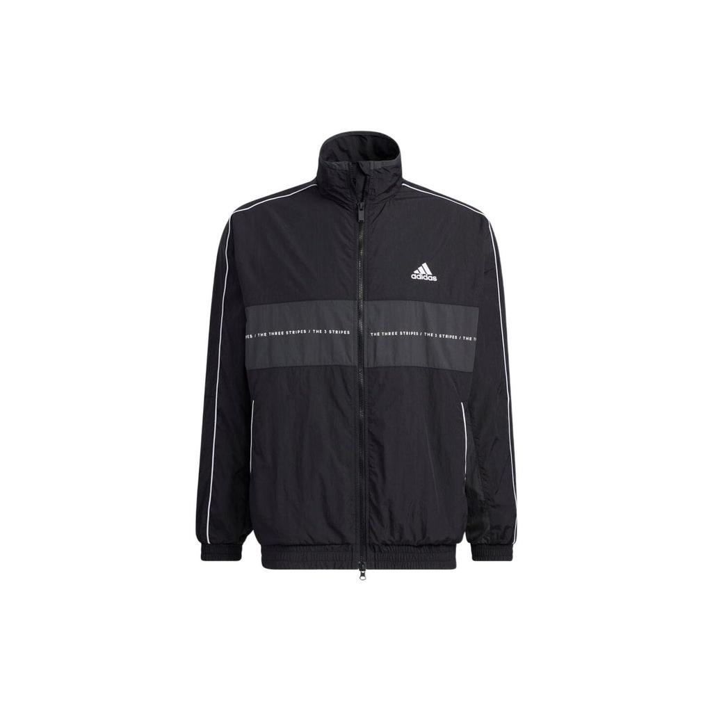 adidas Jackets Unisex Black Stand Collar Moderate Other IA9425