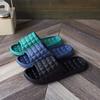 Grid Pattern Soft EVA Open-Toe Slippers for Home Casual Wear Women Men