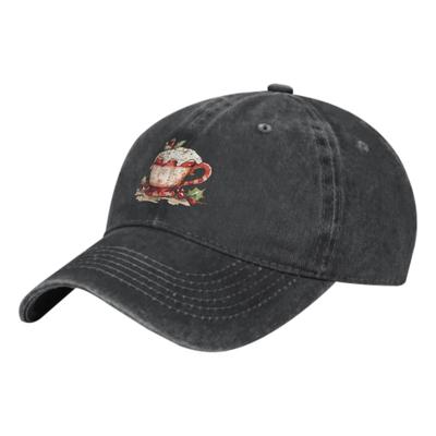 Weihnachtskirsch-Desserttasse, modischer klassischer Trucker-Hut aus Baumwolle, Sommer-Cowboy-Kappe für Papa, Outdoor-Freizeit, Basketball-Kappen