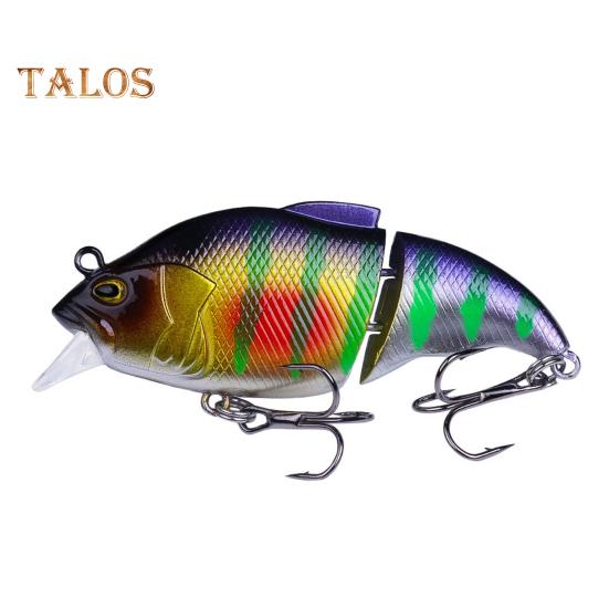 

7,5 см/12 г многосоставная рыболовная приманка VIB с крючками, реалистичная двухсекционная жесткая искусственная приманка для пресноводной и соленой рыбалки J