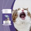 Fresh pet mouth in the morning, forming a gentle protective layer