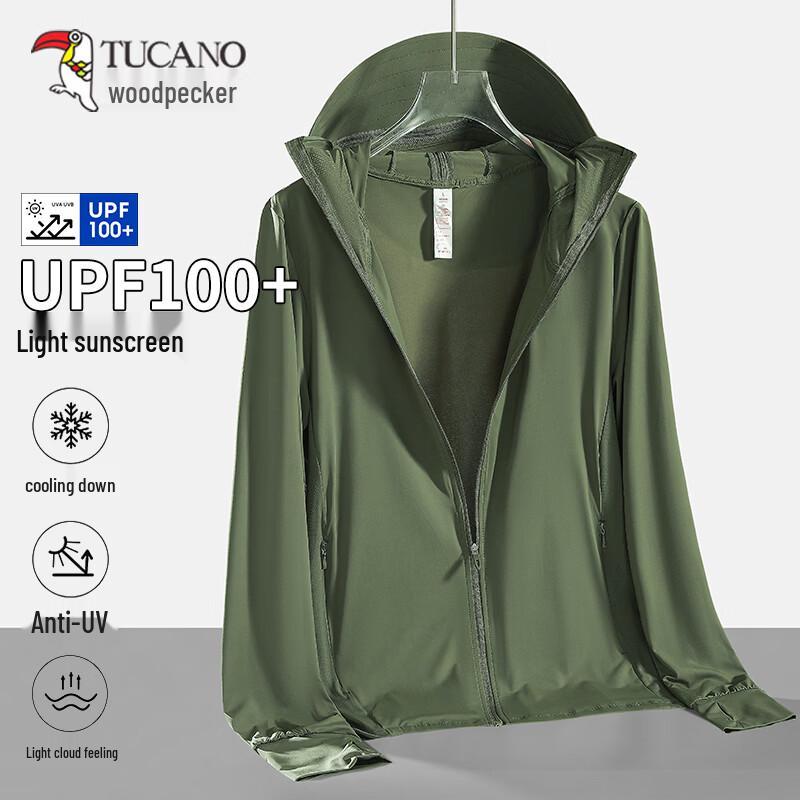 TUCANO Men s Ice Silk UPF100+ Sun Protection Hoodie 4XL