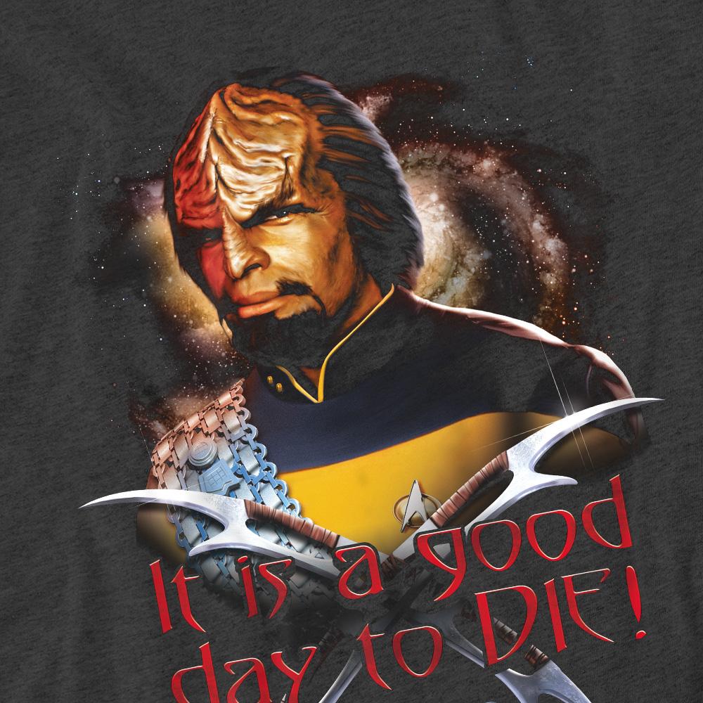 Star Trek Unisex Adult Good Day to Die T-Shirt