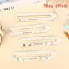 Wooden Size Children'S Learning Ruler For Back To School Season Children'S Commendation Gift For Back To School Season