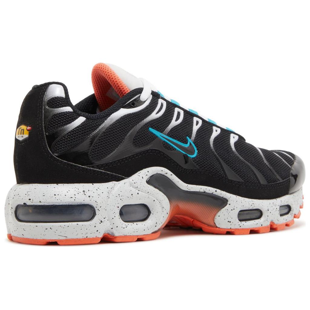 Nike Air Max Plus GS Black Turf Orange Speckled Kids Sneakers Aquamarine CD0609-014