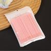 50/100PCS Ultra-fine eyeliner makeup remover cotton swab, cosmetic cotton swab, eyelash makeup remover, and eyelash cleaning sti