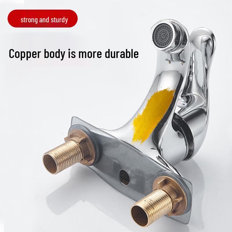 Brass Single-Handle Basin Mixer Faucet