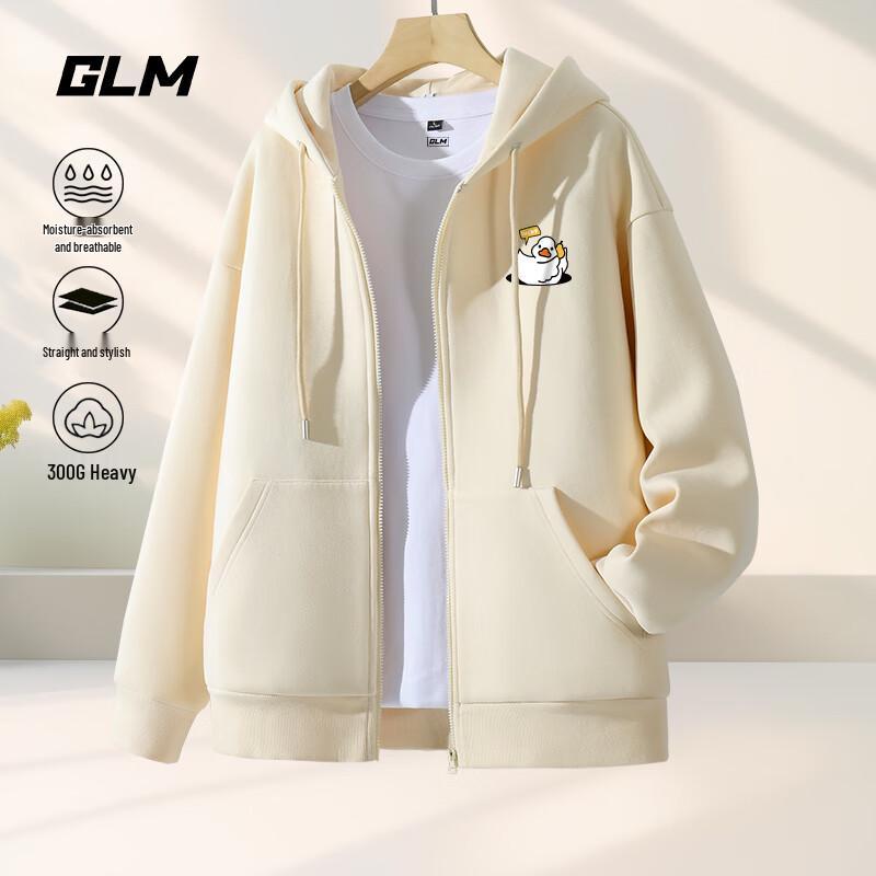 

GLM Men s American Style Hooded Zip Sweatshirt Jacket 2XL