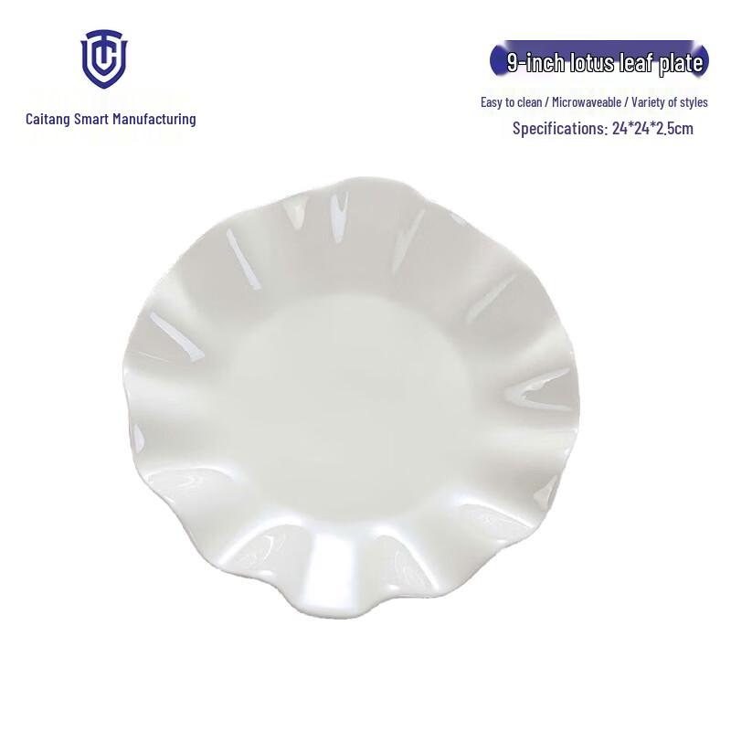 Artistic Irregular Ceramic Dinner Plate