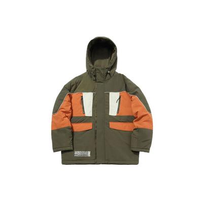 Veste en coton coupe-vent chaud Li Ning pour hommes Vestes Marron AFMQ011-3