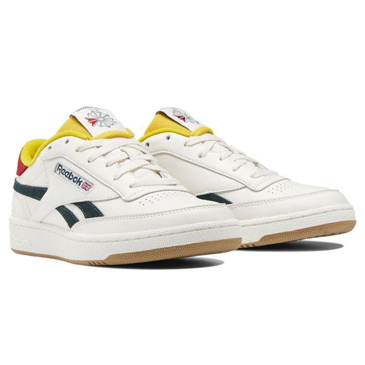 Reebok Club C Revenge Fashion Casual Low-Top Sneakers Unisex Sneakers White Green GY1765