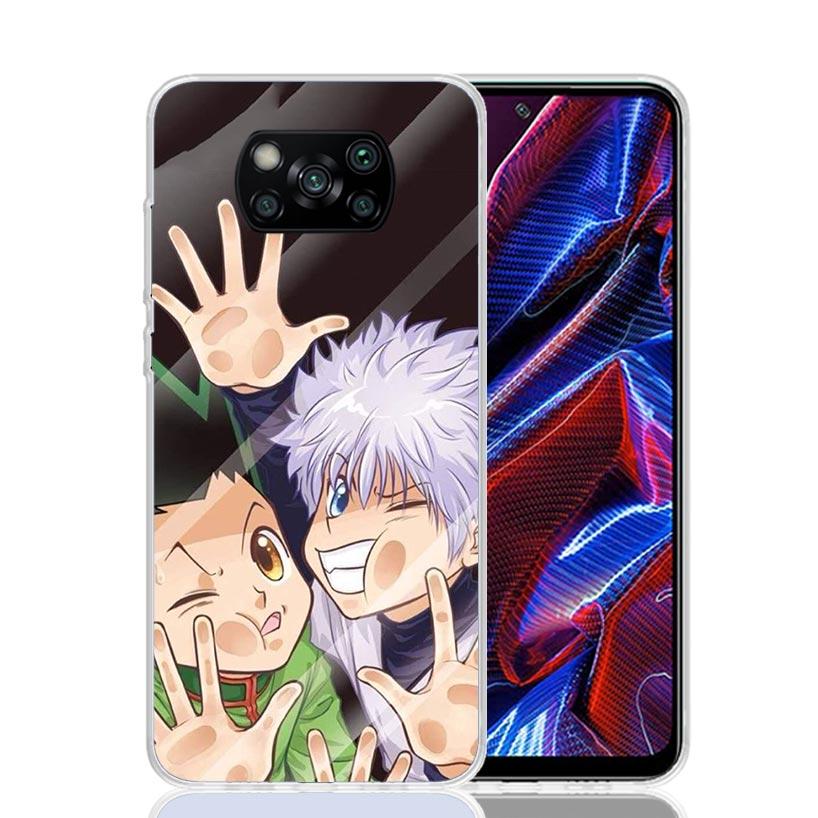 HXH X Hunter Anime Case Phone Cover for Xiaomi Redmi Note 10 9 9S 8 8T 7 5 Pro Mi 12T 11T 10T 9T 12 11 Lite A3 A2 Trend Fundas M