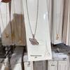 Saturn Planet Full Diamond Titanium Steel Necklace: Women's Luxury Clavicle Chain