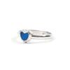SEWNSWEN SILVER EPOXY HEART RING