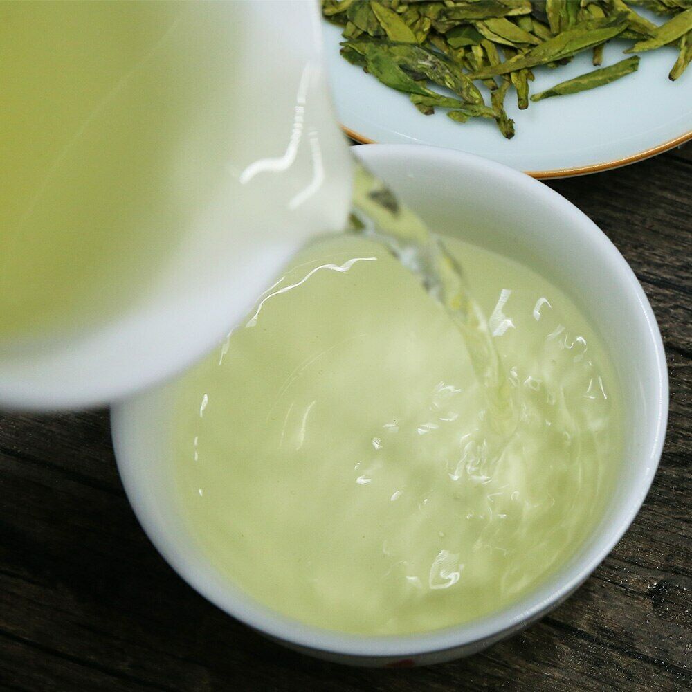 2023 Dragon Well Green Tea Lung Ching Xihu Longjing Čínský zelený čaj 100g/sáček