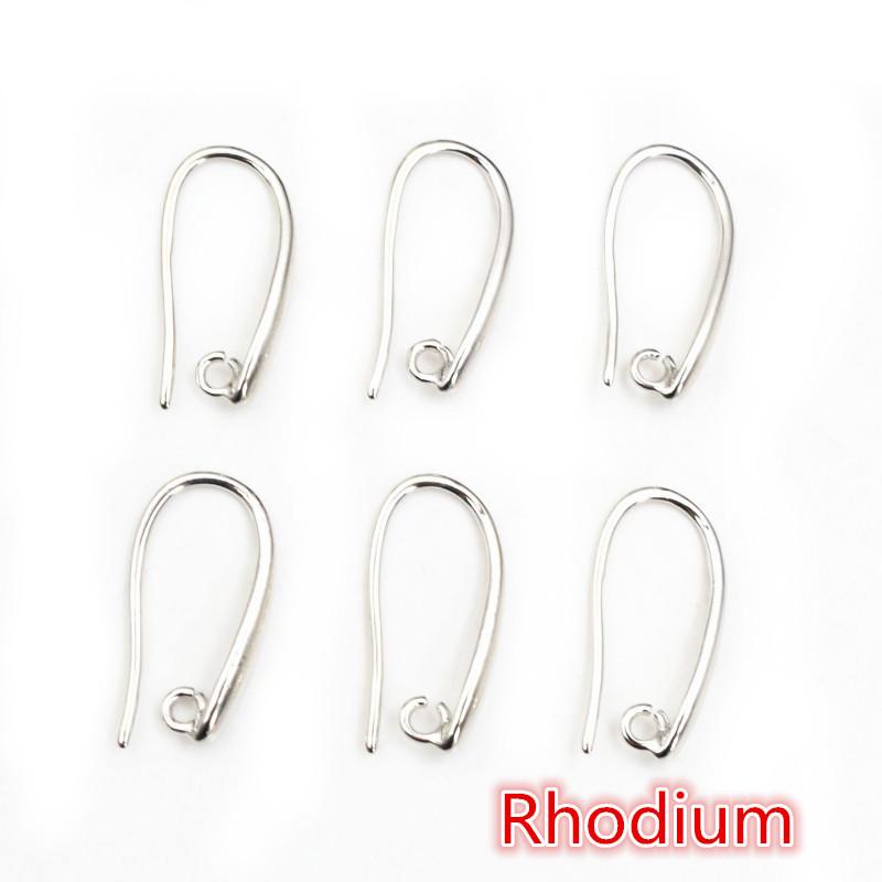 

20x11mm 10pcs High Quality 7 Colors Plated Brass French Earring Hooks Wire Earrings Clasps Settings Base Settings Whole Sale