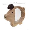 Solid Wood Storage Tank - Creative Little Pig Savings Jar - Coin Tabletop Ornament - Festival Gift - Family Decoration Item