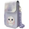 Nimmy Torebka Na Telefon                 Fioletowy/Purple Big Eyed Pet 2.0 Rabbit