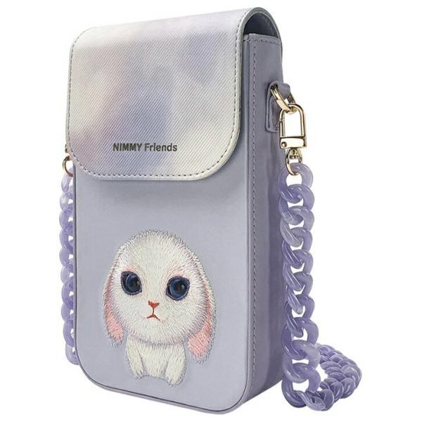 Nimmy Torebka Na Telefon                 Fioletowy/Purple Big Eyed Pet 2.0 Rabbit