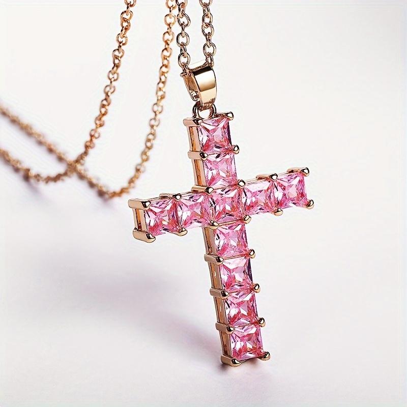 Street fashion trend cross pendant, personalized punk creativity, versatile avant-garde necklace