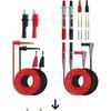 18-in-1 Multimeter Accessory Kit – P1308B Test Leads with Replaceable Probes for Lab/Field Repairs