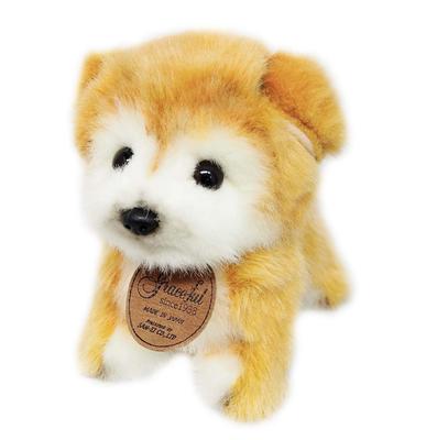 Made In Graceful Puppy Akita Inu Standing Plush 17cm Tall San-ei Boeki, Japan, Series, Toy,
