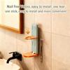 Adjustable Bathroom Storage Rack Wall Mounted Shampoo Bottle Holder Body Wash Storage Rack