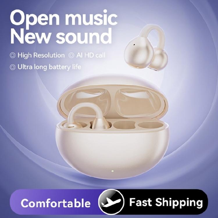 M91 Ear Clip Earbuds Wireless Earphones Open Ear Earbuds BLE5.49 Touch Control Earpieces IPX5 for Sports Running