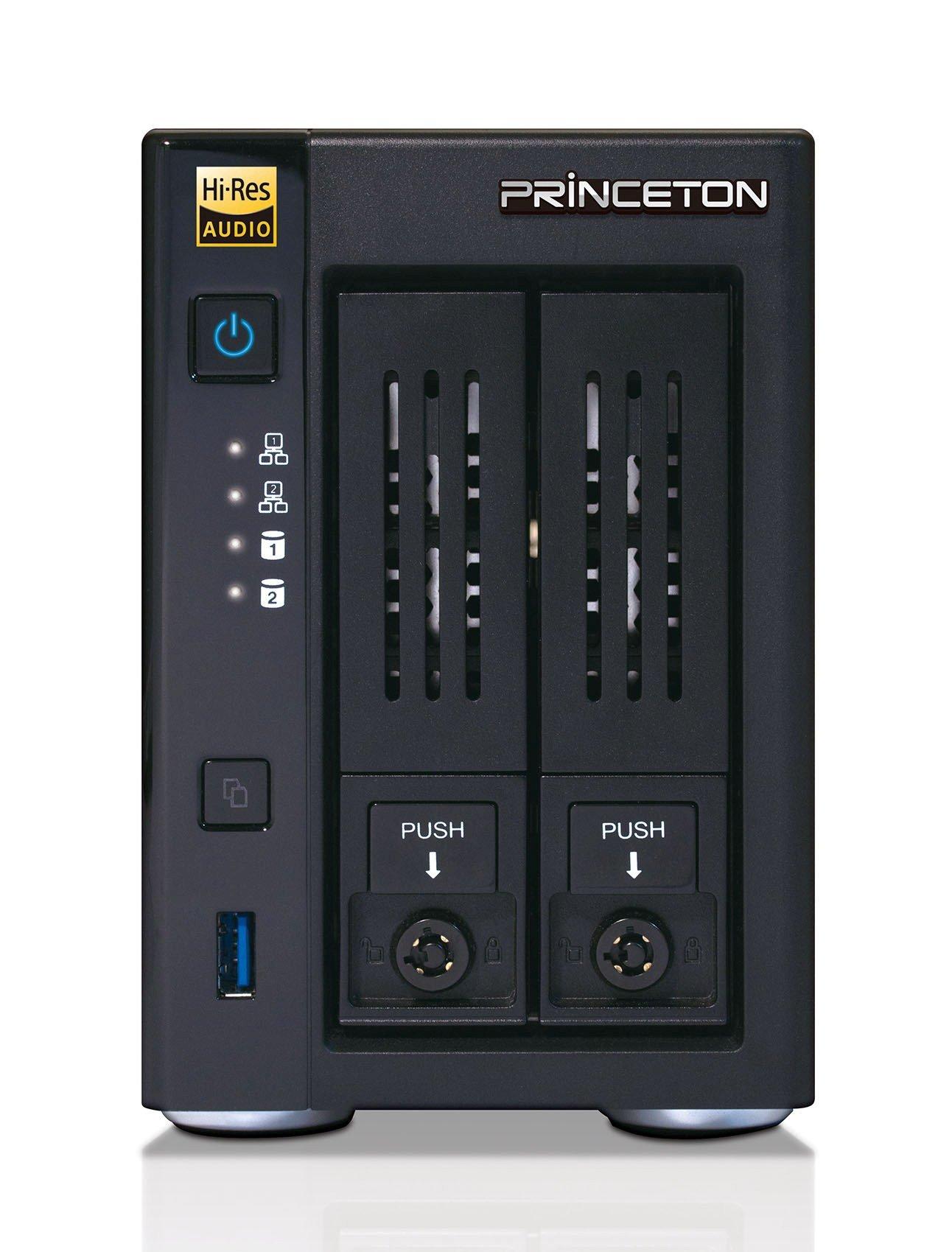 

Princeton Home Media Server High Resolution Compatible Media Player Personal Cloud Quad Core (NAS Kit) PAV-HMS420