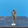 Retro Messing Schönheit Weibliche Puppe Figur Modell Sexy Schönheit Statue Kreatives Handwerk Schreibtischornament Büro Heimdekoration Geschenk