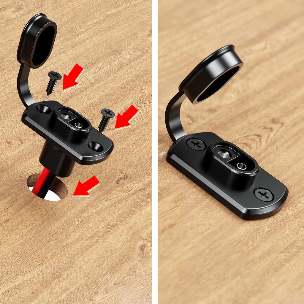 SAE Quick Connector Harness SAE Adapter Male Plug To Female Socket Cable 1FT 12AWG SAE Extension Cord