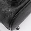 Used MCM Studs Rucksack Backpack leather Black Used Women