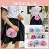 Adorable Cartoon Anime Shoulder Bag For Kindergarten Girls In Cute Colors And Designs