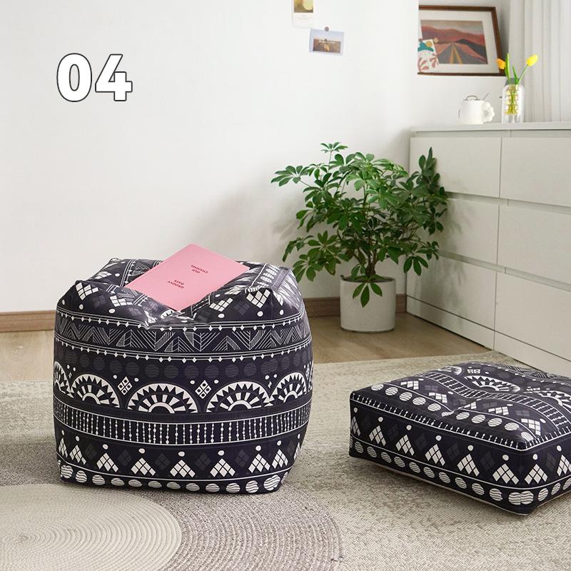 1pc Floor Seat Futon Cover Japanese Style Tatami Cushion Meditation Yoga Mat Pouf Nordic Home Decor Footstool Ottoman Cover