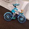 Japanese Cute Puppy With Girl Bicycle Brooches for Women Casual Creative Alloy Brooches For Ladies Female Jewelry Gifts