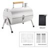 Portable Dual-Sided Charcoal Grill for Outdoor Camping & Household BBQs