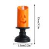 Halloween LED Light Candle Kolorowa dynia Dekoracja stołu Strona główna Impreza