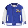 Tom and Jerry Thickened Boys' Baseball Jackets - Velvet Lined, Spring/Autumn Casual Wear
