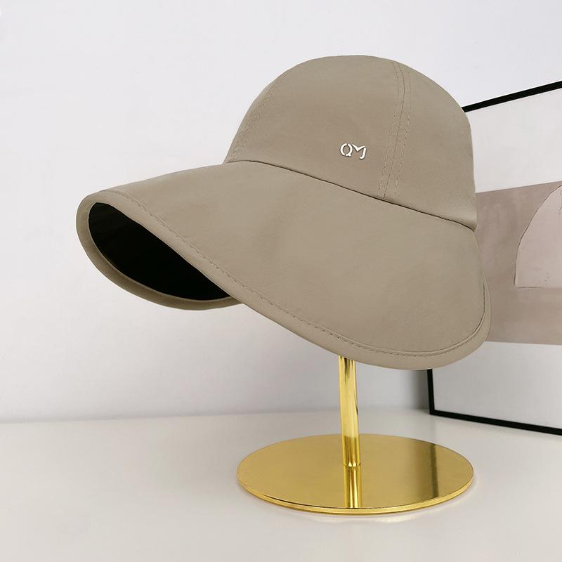 Vinyl Big Eaves Sunscreen Hat Women's Summer Outdoor Versatile Face Small Anti-ultraviolet Sunshade Bucket Hat