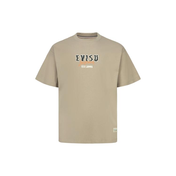 EVISU T-Shirts Men's Crew Neck Moderate Straight Fit 2EAHTM3TS1099RXCT