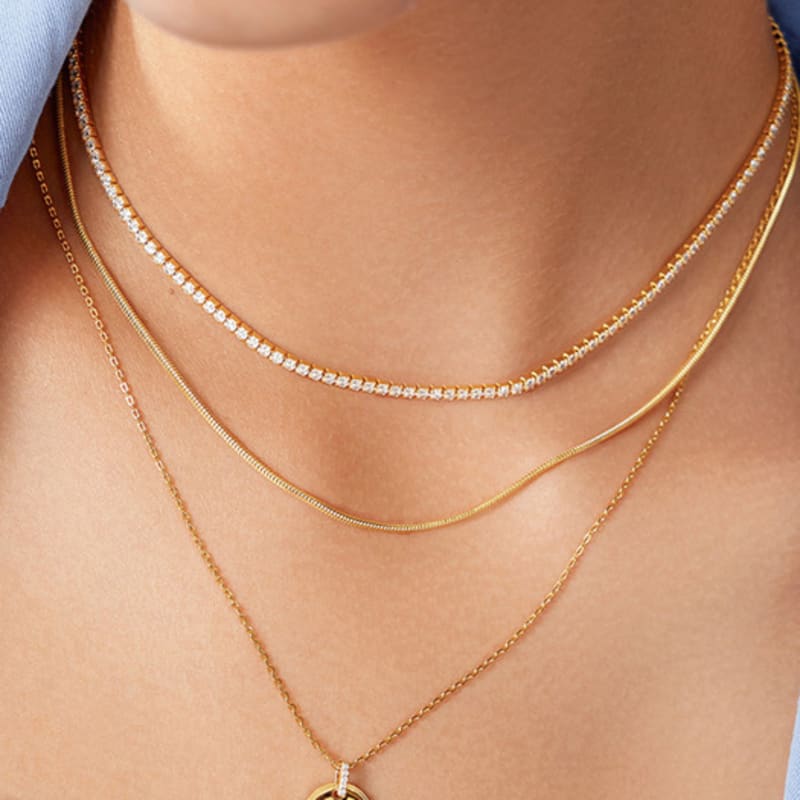 ANIA HAIE Disc 925 Silver Necklace N058-01G