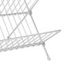Égouttoirs à vaisselle Pliables Forme en X Étagère à 2 niveaux pour sécher la vaisselle Support Séchage Assiettes Plates Bols Pour Plans de Travail de Cuisine