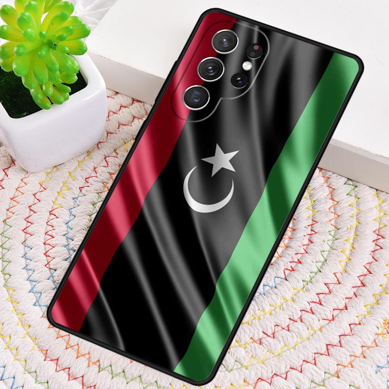 Libya Flag Silicone Phone Case For Samsung Galaxy note 10 pro S26 S25 S24 S23 S22 S21 Plus S25Ultra Capa Cover
