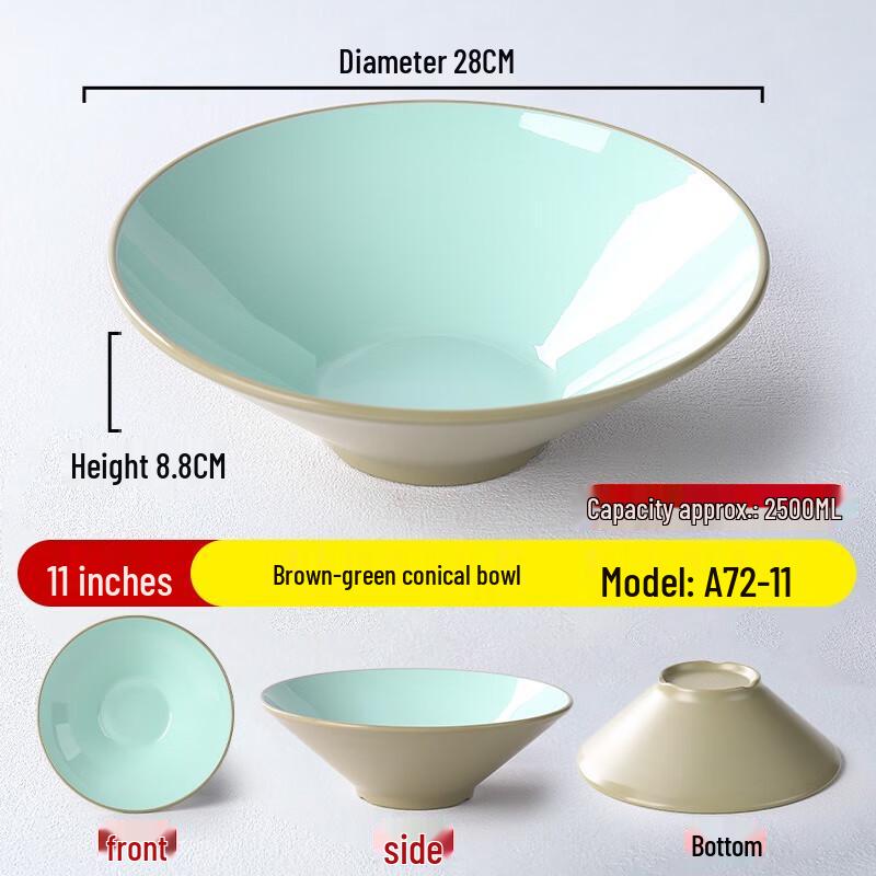 Commercial Melamine Ramen Bowl
