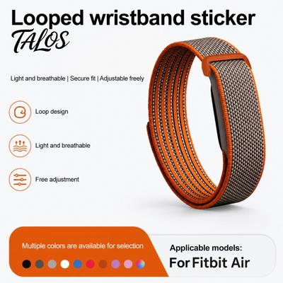 Cinturino Talos per Google Fitbit Air, Cinturino Sportivo di Ricambio Traspirante, Braccialetto Intrecciato Regolabile Anti-sudore per Fitness Tracker