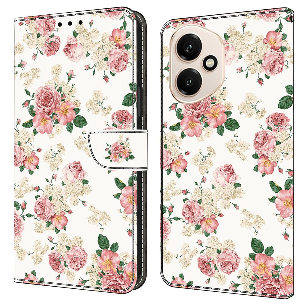 Для Honor 400 5G (Глобальний) Шкіряний чохол з друком візерунка Гаманець Підставка Відкидна кришка для телефону